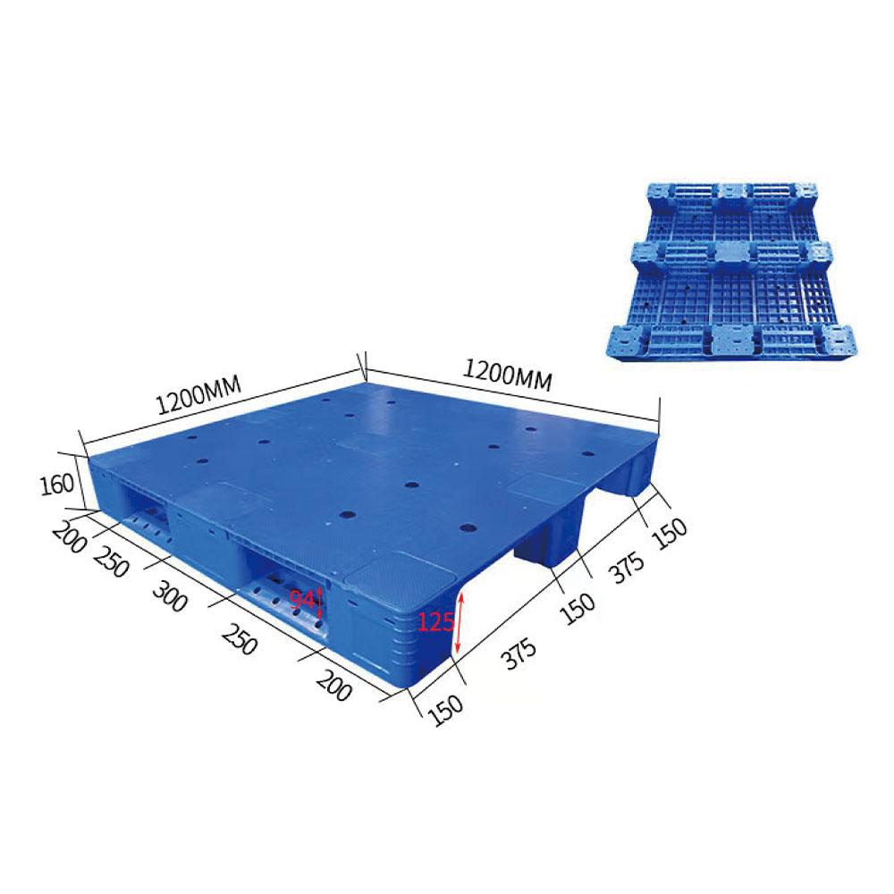 DDC1212 Tempestas resistentia plastic Pallet